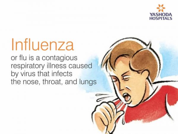 Influenza or flu is a contagious respiratory illness - Yashoda Hospital