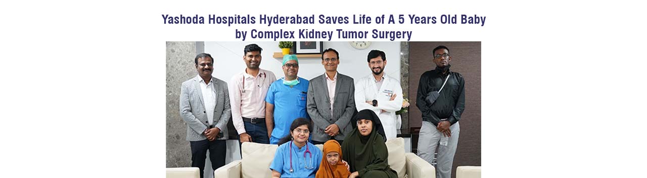 5 Years Old Baby by Complex Kidney Tumor Surgery mob