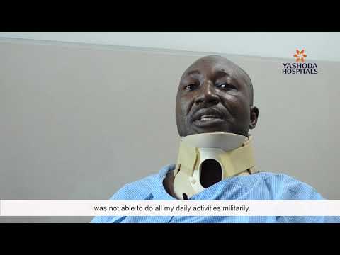 Patient Testimonial for Cervical Spine Surgery by Mr. Barnabas from Nigeria