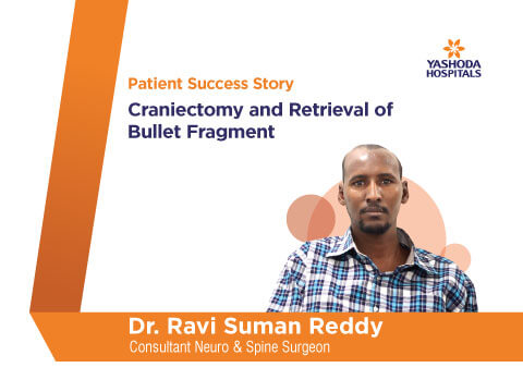 Craniectomy and Retrieval of Bullet Fragment