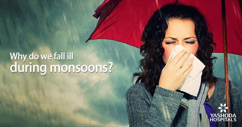 Why do we fall ill during monsoons