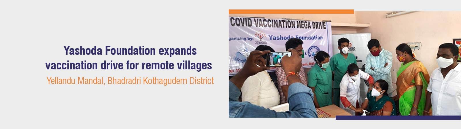 Yashoda Foundation expands vaccination drive