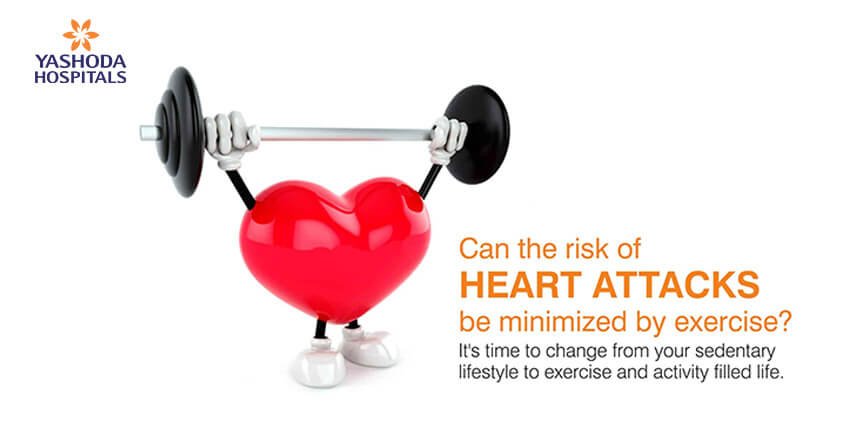 heart attacks prevented by exercise